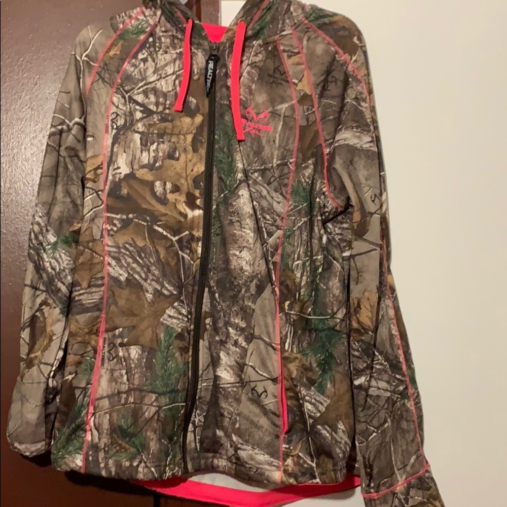 Real tree camouflage jacket